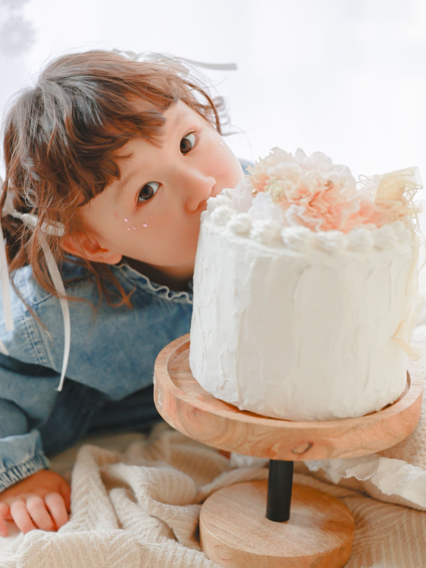 ＼ケーキを使ったバースデーフォト／